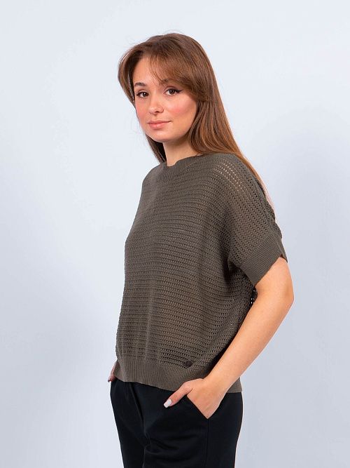 ЕВ30163/2 Джемпер женский хаки VERY NEAT 