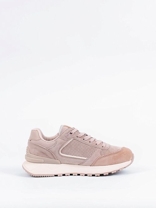 F7602-9 Кроссовки женские бежевый STROBBS 