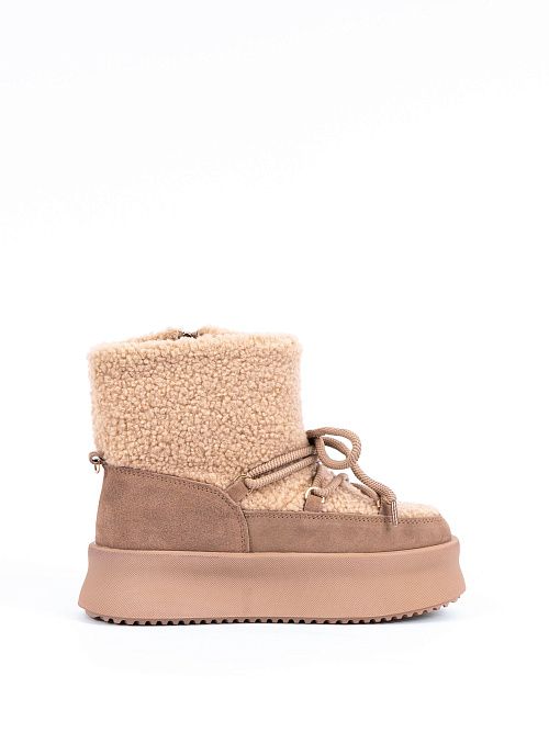 XUS-42370-2D-SW Полусапоги женские темно-бежевый Madella 