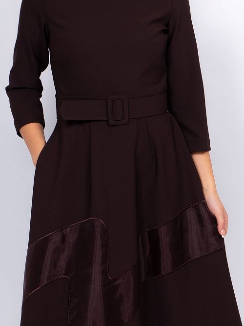 246031 Платье женское коричневый MIRA MIA 