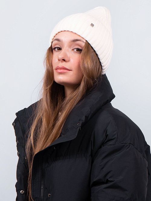 НЕЛЛИ Шапка женская белый ELITE LINE 