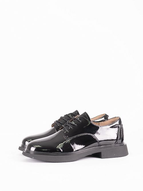 AS399-L293-1 Туфли женские натуральная кожа черный 365 