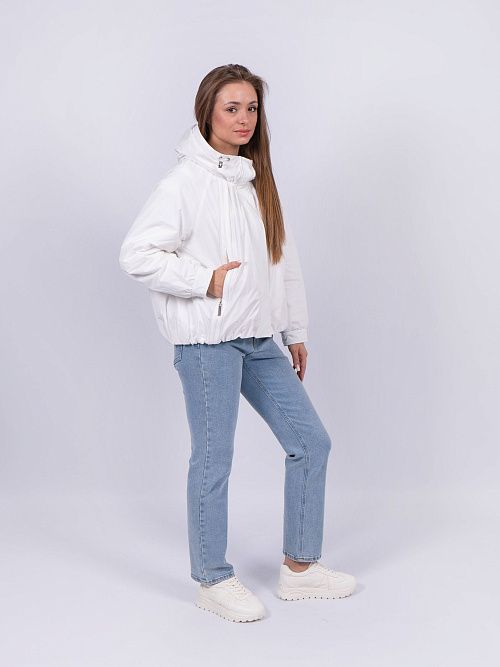 5001-002 Куртка женская белый ICEBEAR 