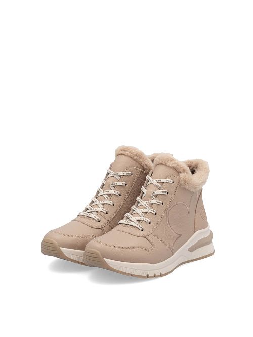 M6606/20 Ботинки женские бежевый Rieker 