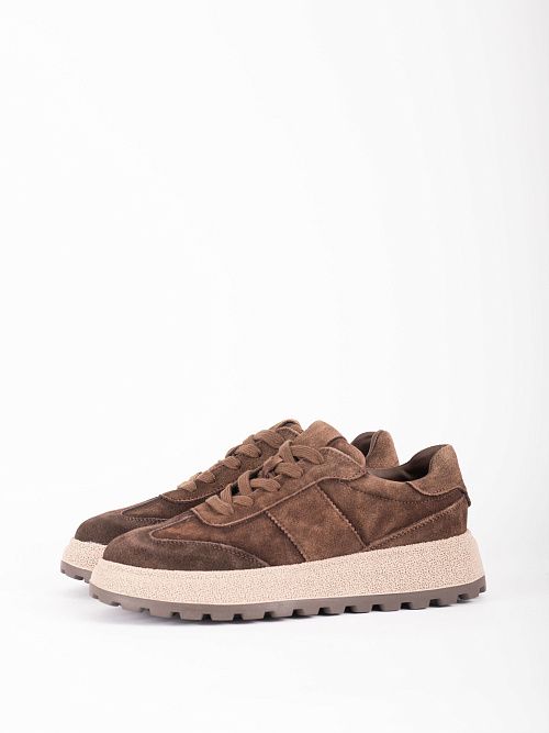 DBY-RA009-001-4 Полуботинки женские натуральная кожа коричневый 365 