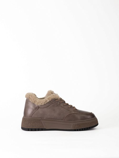 DBY-RA011-002-2M Полуботинки женские натуральная кожа коричневый 365 