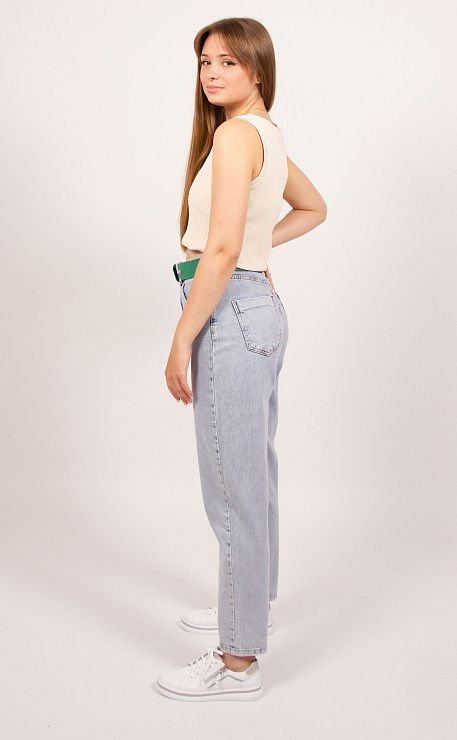 5467 Джинсы женские голубой IJASS 