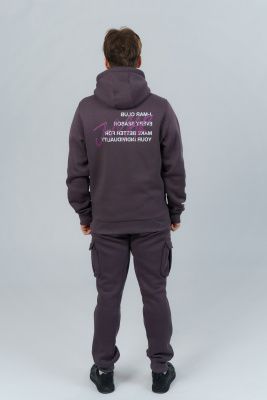 JM002 Костюм спортивный мужской серый J-MAR
