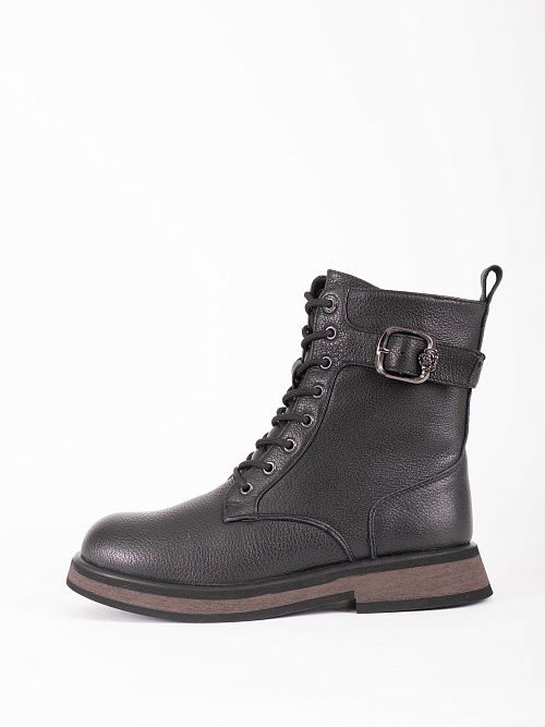 XMG-52782-9A-KW Ботинки женские натуральная кожа черный Madella 