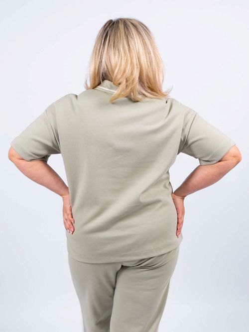 ЕВТ3209/ Футболка женская шалфей VERY NEAT 