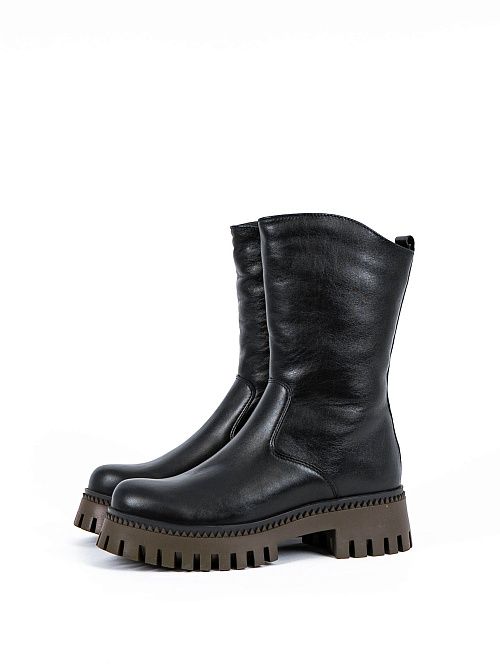 F1F2 3V381-75U08 Полусапоги женские черный Francesco Donni 