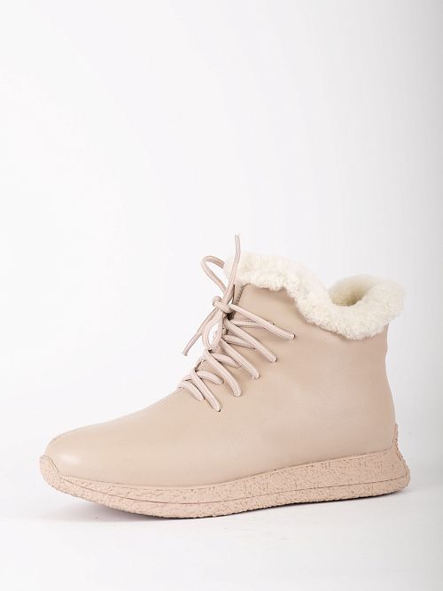 DBY-RA003-006-8M Ботинки женские натуральная кожа бежевый 365 