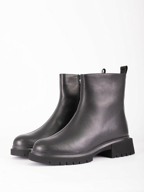 XMG-52804-2A-KW Ботинки женские натуральная кожа черный Madella 