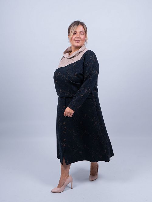 33-140030-1792-40 Комплект Делия синий  КЛЮКVА 