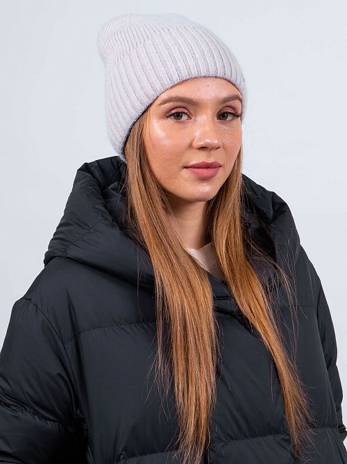 ТИНА Шапка женская серый жемчуг ELITE LINE 