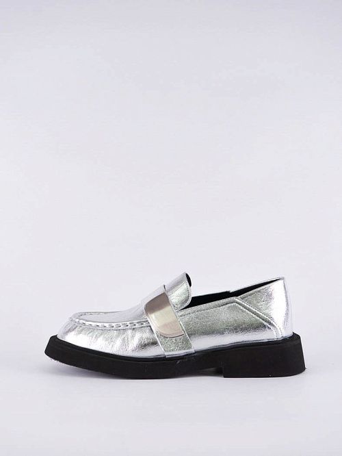 NU869-012 Туфли женские серебристый Baden 