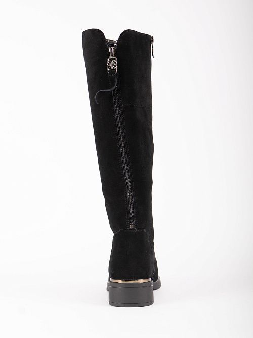 XMG-52794-4A-SW Сапоги женские натуральная кожа черный Madella 