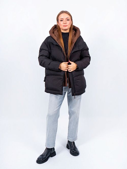 GWD4552I-G901 Куртка женская черный ICEbear 
