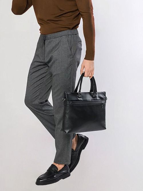 TI255-01 Портфель мужской черный Baden Bags 