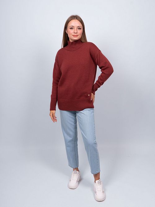 EB30117 Джемпер женский шоколадный VERY NEAT 