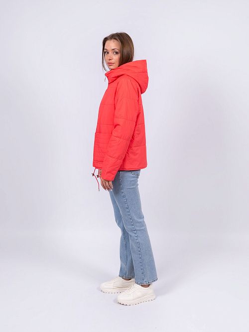 5253-346 Куртка женская коралловый ICEBEAR 