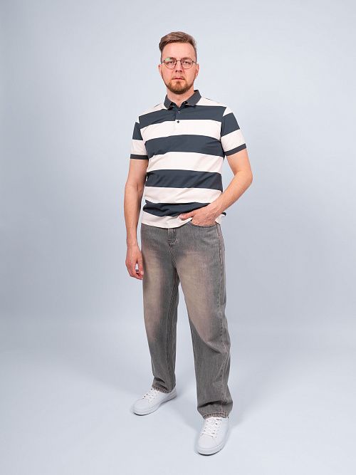 Q24029/JI Джинсы мужские серый QWENTINI  