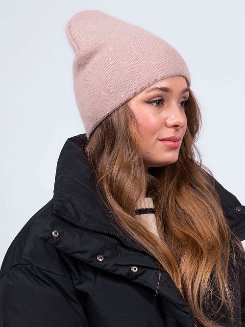 ФЛОРА Шапка женская какао ELITE LINE 