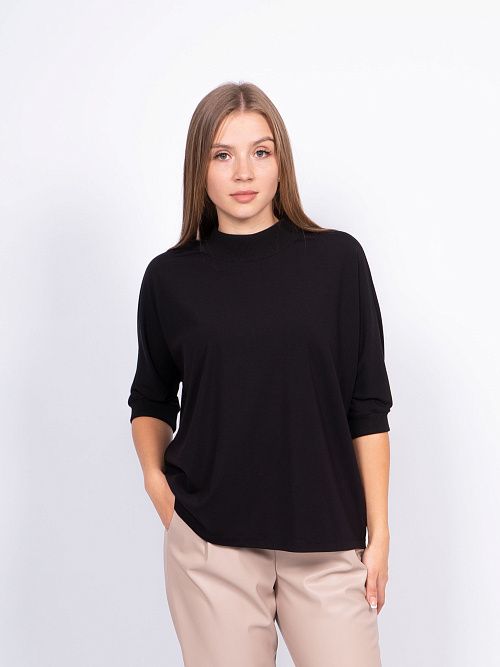 242010 Блузка женская черный MIRA MIA 