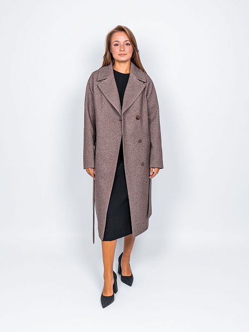 KR-227N/4-Миллениум Пальто женское коричневый 365 