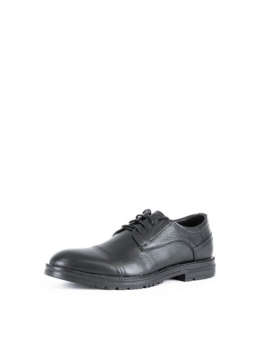 M-007 black Туфли мужские натуральная кожа черный Shach