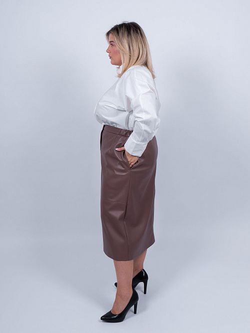 249230 Рубашка женская белый MIRA MIA 