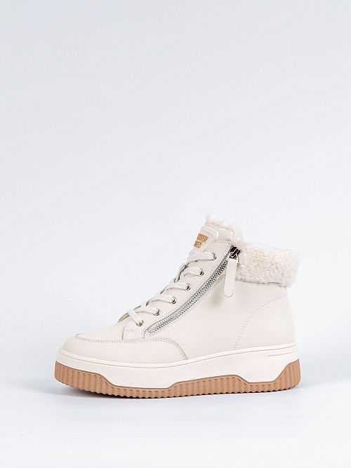 RQ421-020 Ботинки женские молочный Baden 