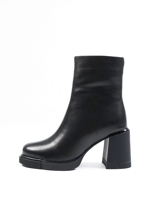 JA326-X107-P8008M Ботинки женские натуральная кожа черный 365 